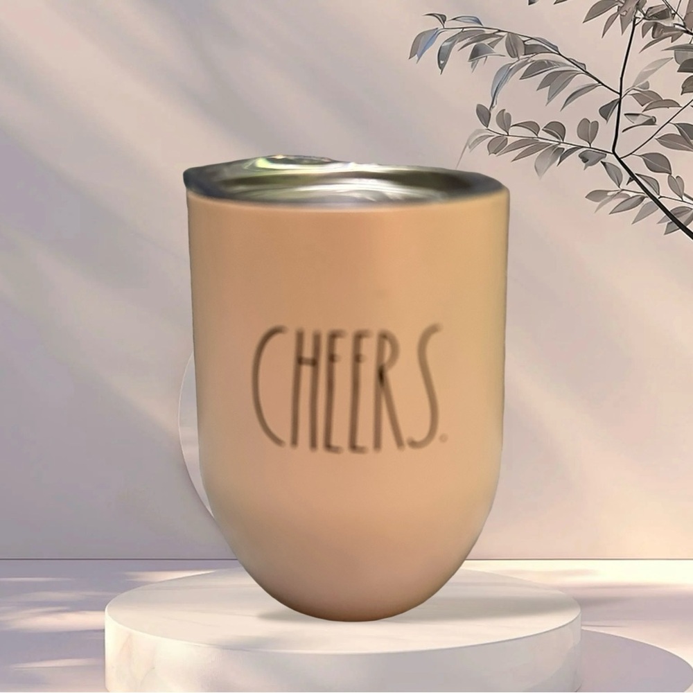 Rae Dunn Tan Cheers Mug